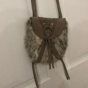 Lucky Brand Taluca Mini Fur Crossbody